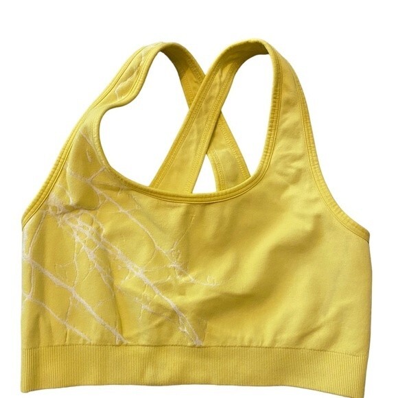 Nux sports bra, yoga clothing, criss cross back, moisture wicking med NWOT - Picture 5 of 7